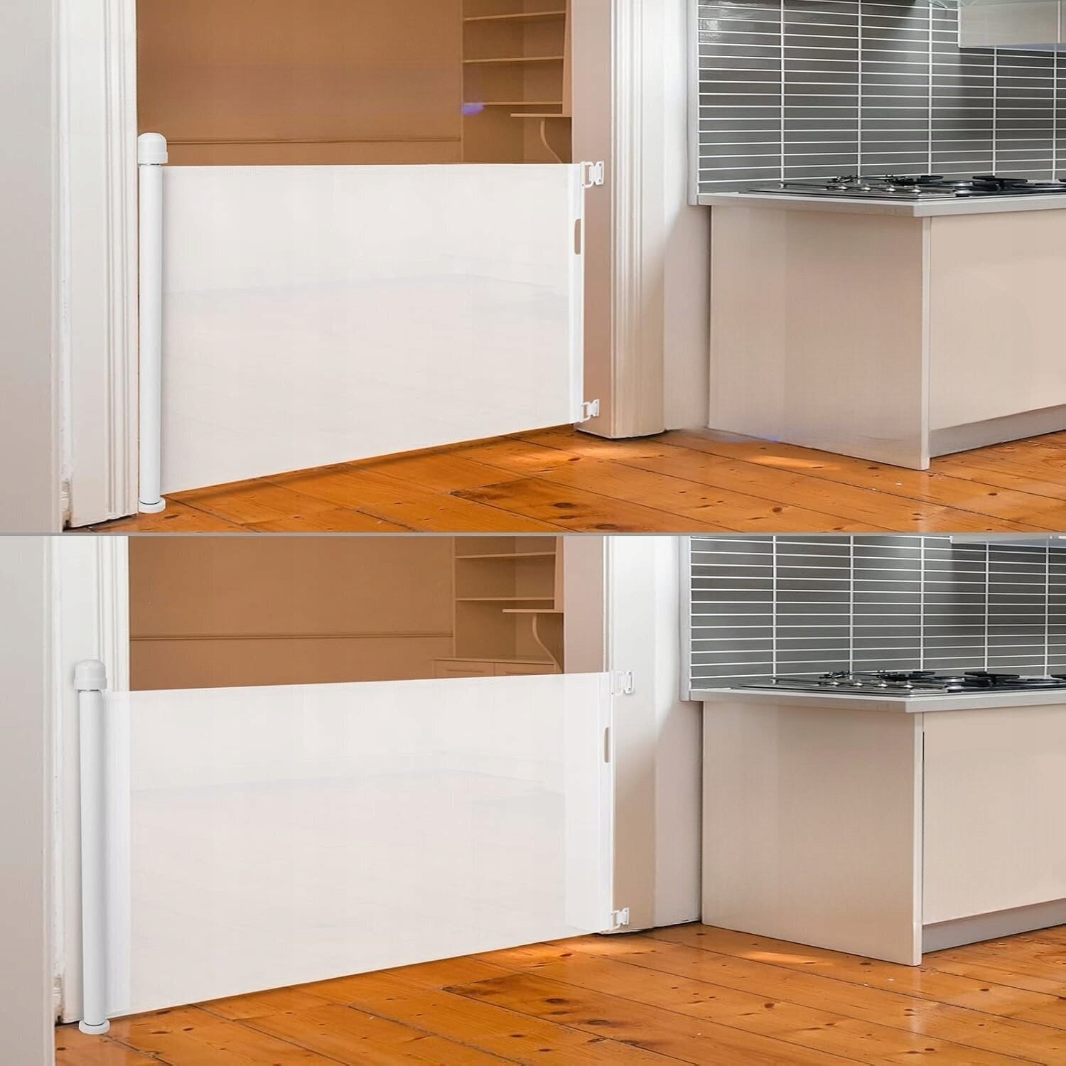 MOMCOZY SECURITY GATE FOR STAIR DOOR BLIND 140CM White Manufacturer code 0-180