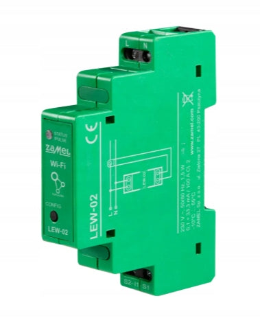 MONITOR ELECTRICITY METER 1-PHASE 100A 230V LEW-02 SUPLA ZAMEL Manufacturer code 410126184
