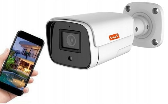 MONITORING OUTDOOR CAMERA Bullet IP POE 5Mpx TUYA SMART