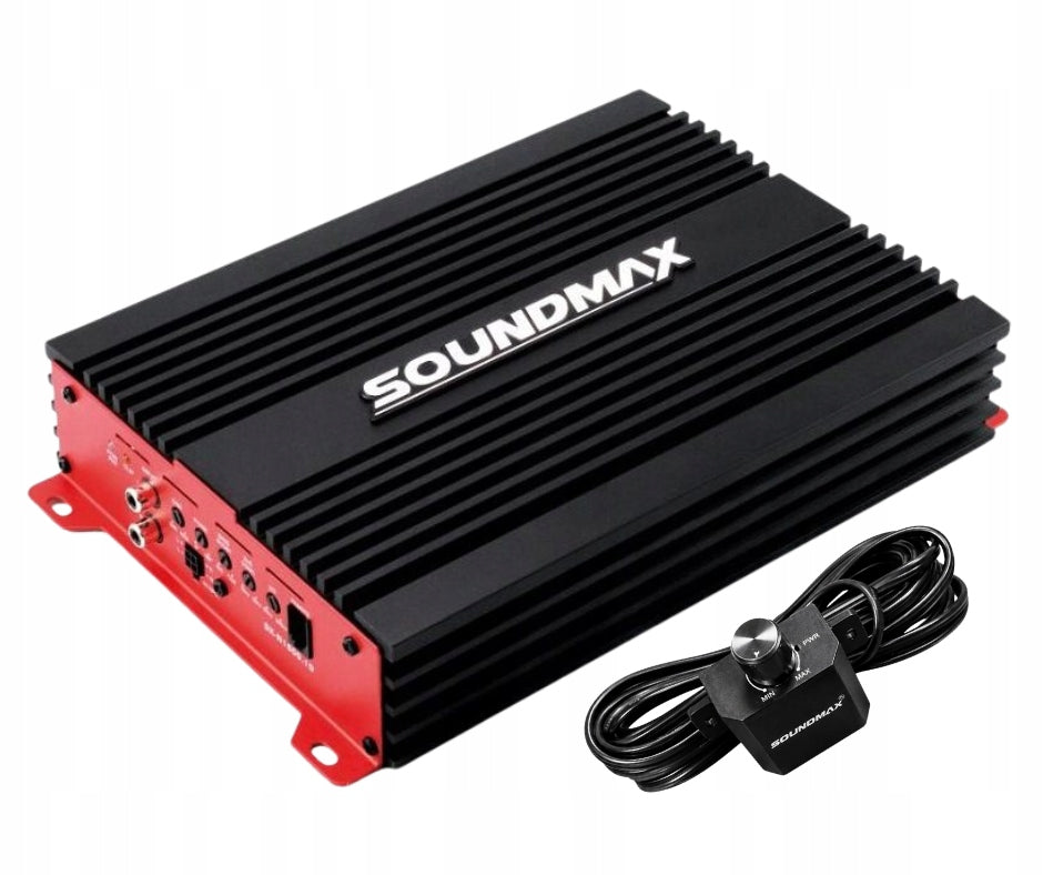 MONOBLOCK AMPLIFIER 2000W RMS SOUNDMAX SX-N2000.1D HI-INPUT CLIP PILOT