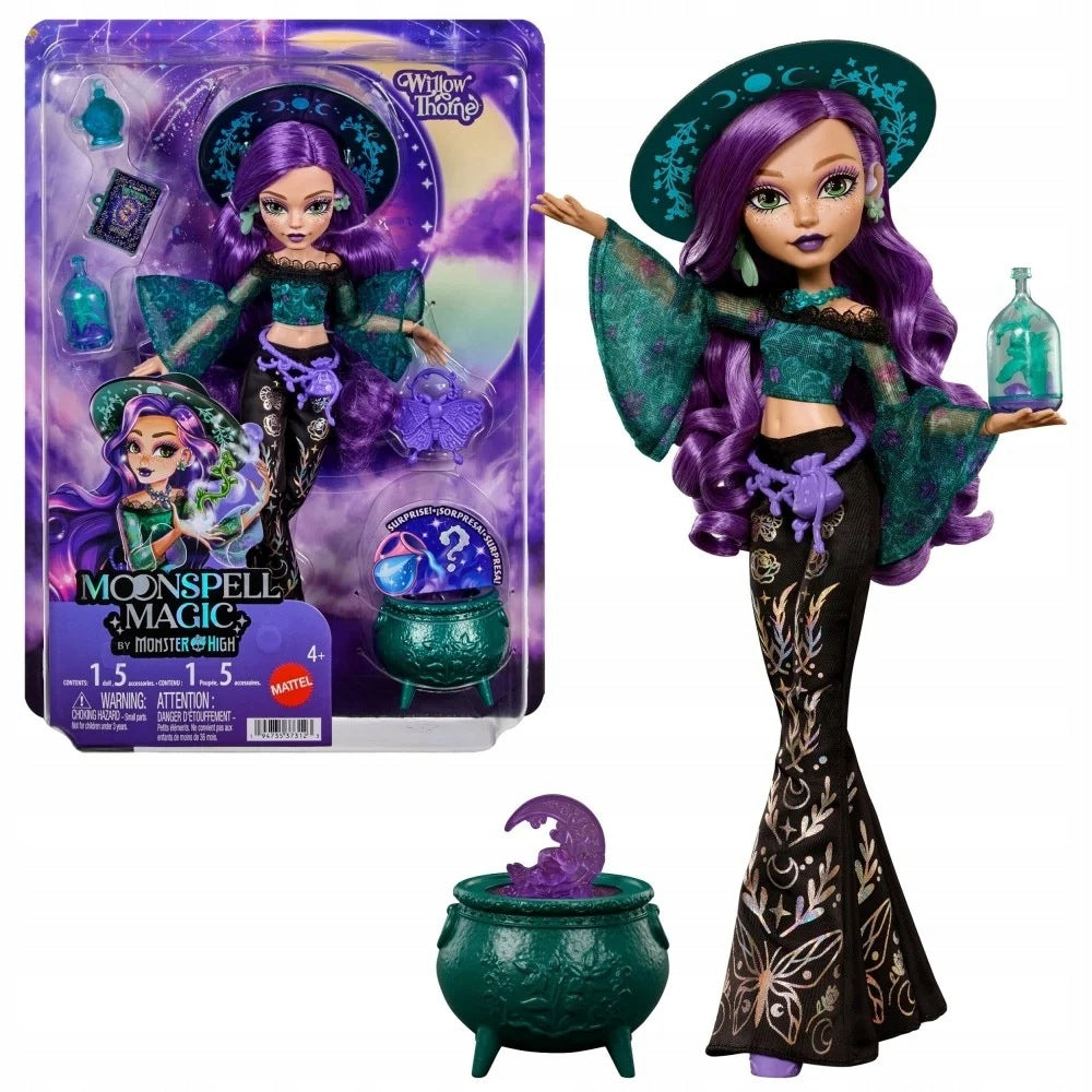 MONSTER HIGH Moonspell Magic Doll Willow Thorne Witch of Nature JMB92