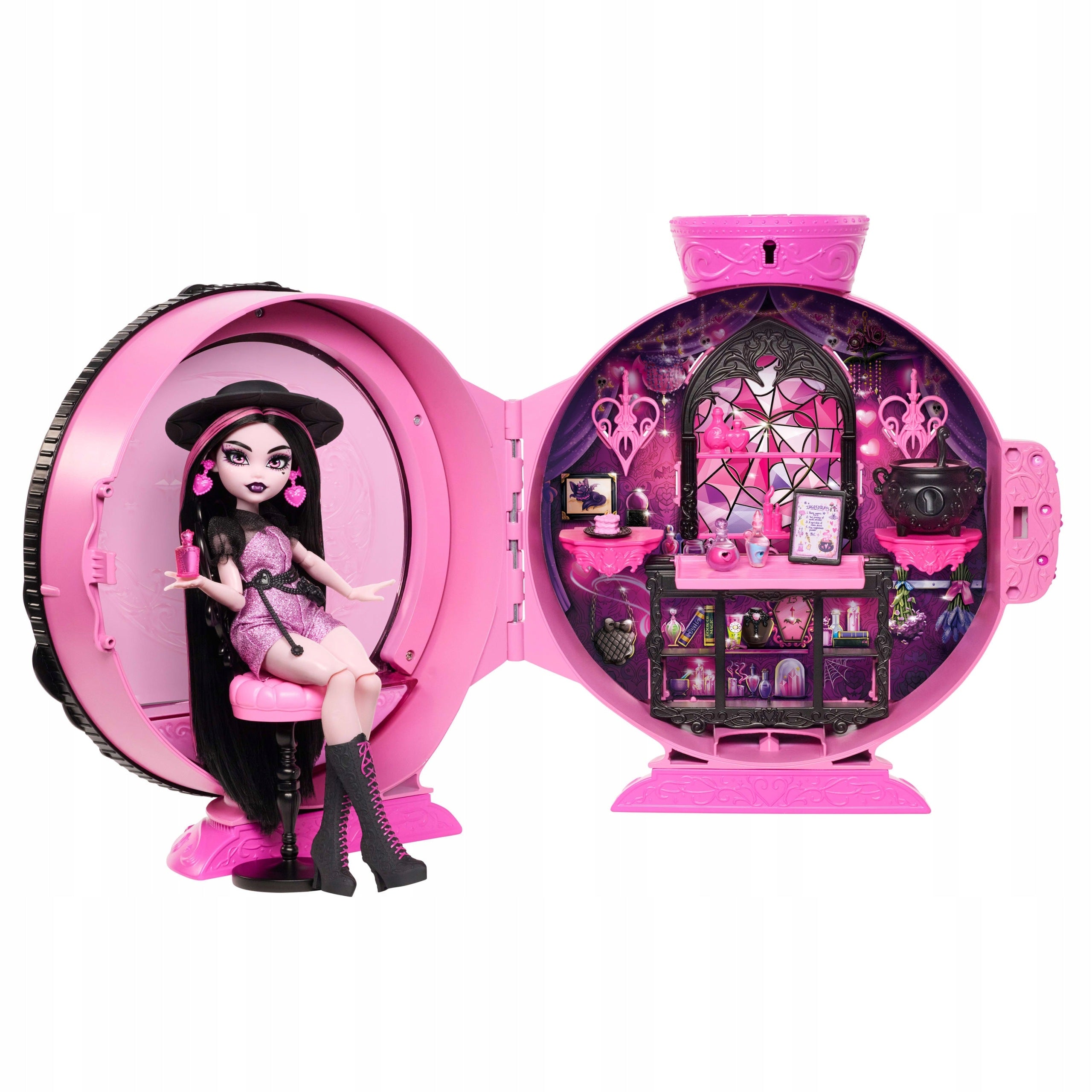 MONSTER HIGH POTION REVEAL Potion Room + Draculaura Doll