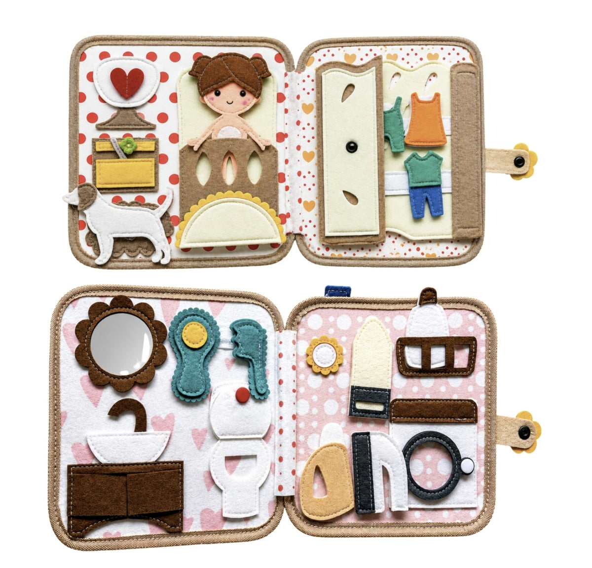 MONTESSORI EDUCATIONAL SENSORY MANIPULATION BOOK WITH MIRROR Manufacturer code 07857117184