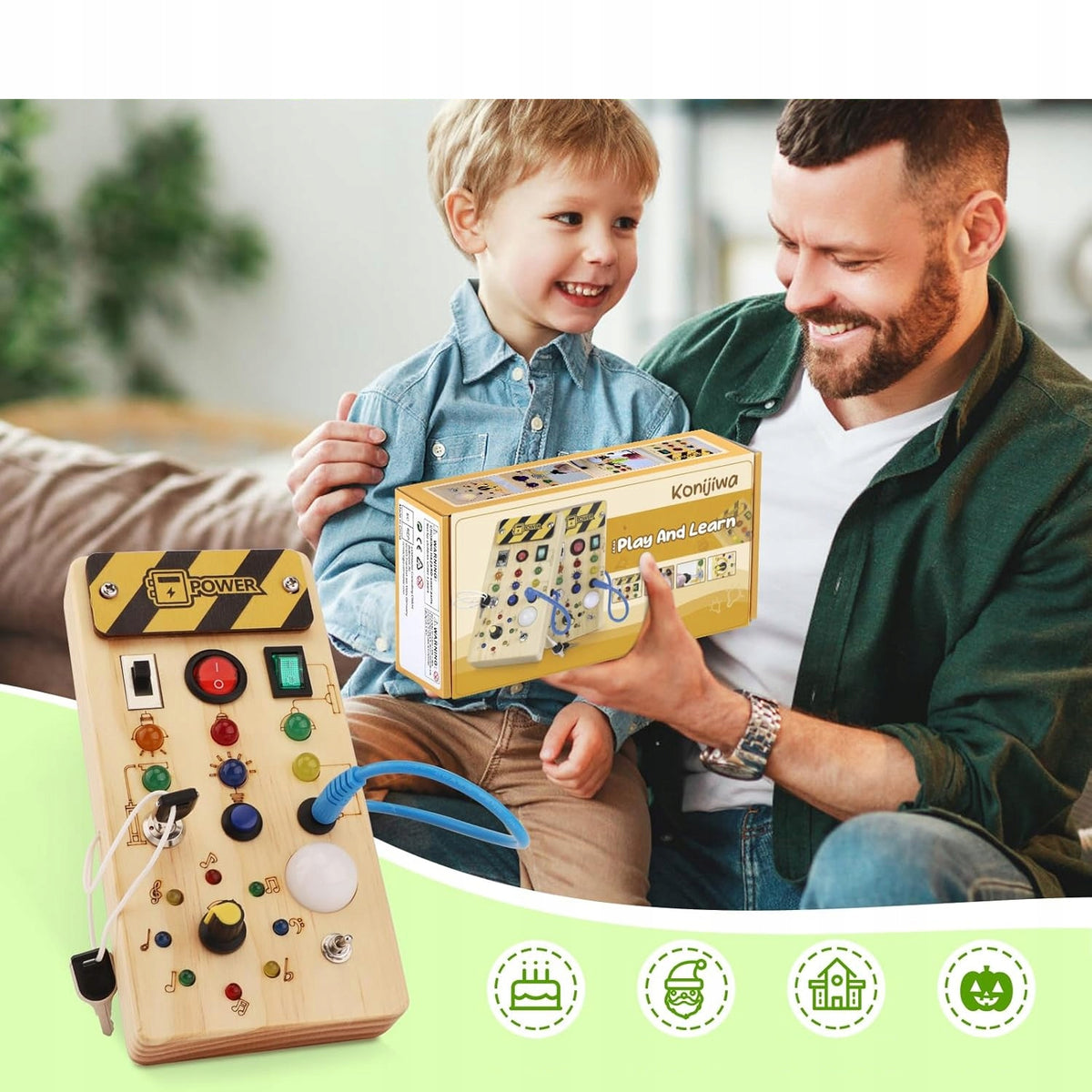 MONTESSORI INTERACTIVE BOARD, GIFT FOR CHILDREN WITH ADHD AND AUTISM Brand no brand