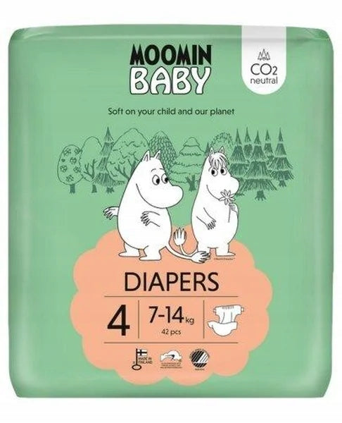 MOOMIN Baby Diapers 4 MAXI 7-14 kg 42 pieces