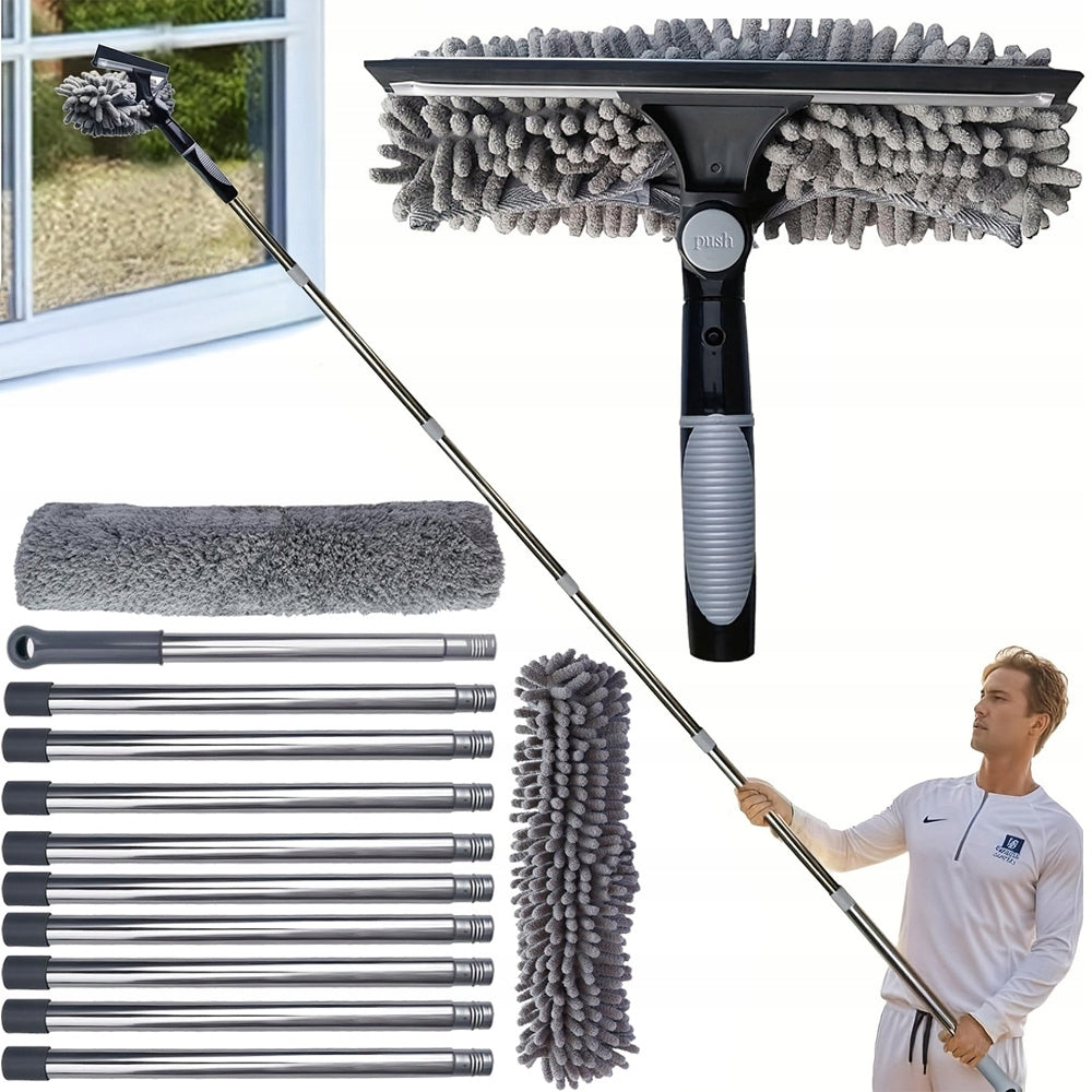 MOP WASHER FOR WINDOWS MIRROR WINDOWS TELESCOPIC SQUEEGEE 424CM