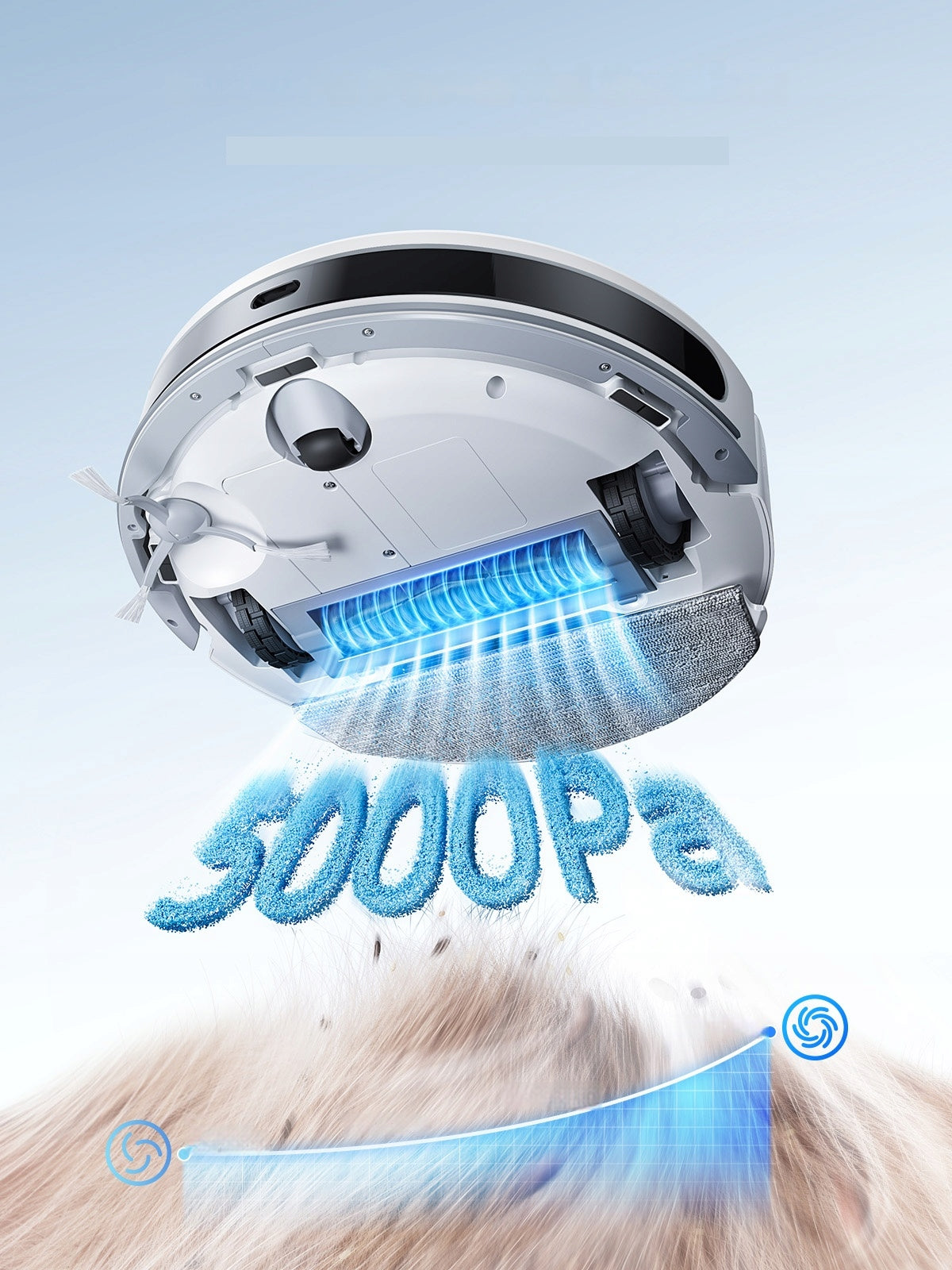 MOPPING ROBOT 3IN1 VACUUMING MOPPING SWEEPING 5KPA 2600MAH Brand no brand