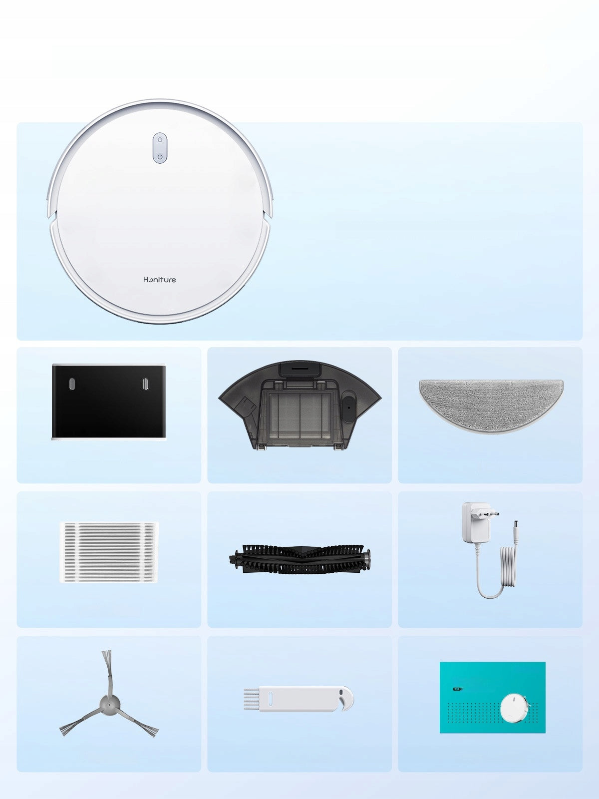 MOPPING ROBOT 3IN1 VACUUMING MOPPING SWEEPING 5KPA 2600MAH Power 50 W