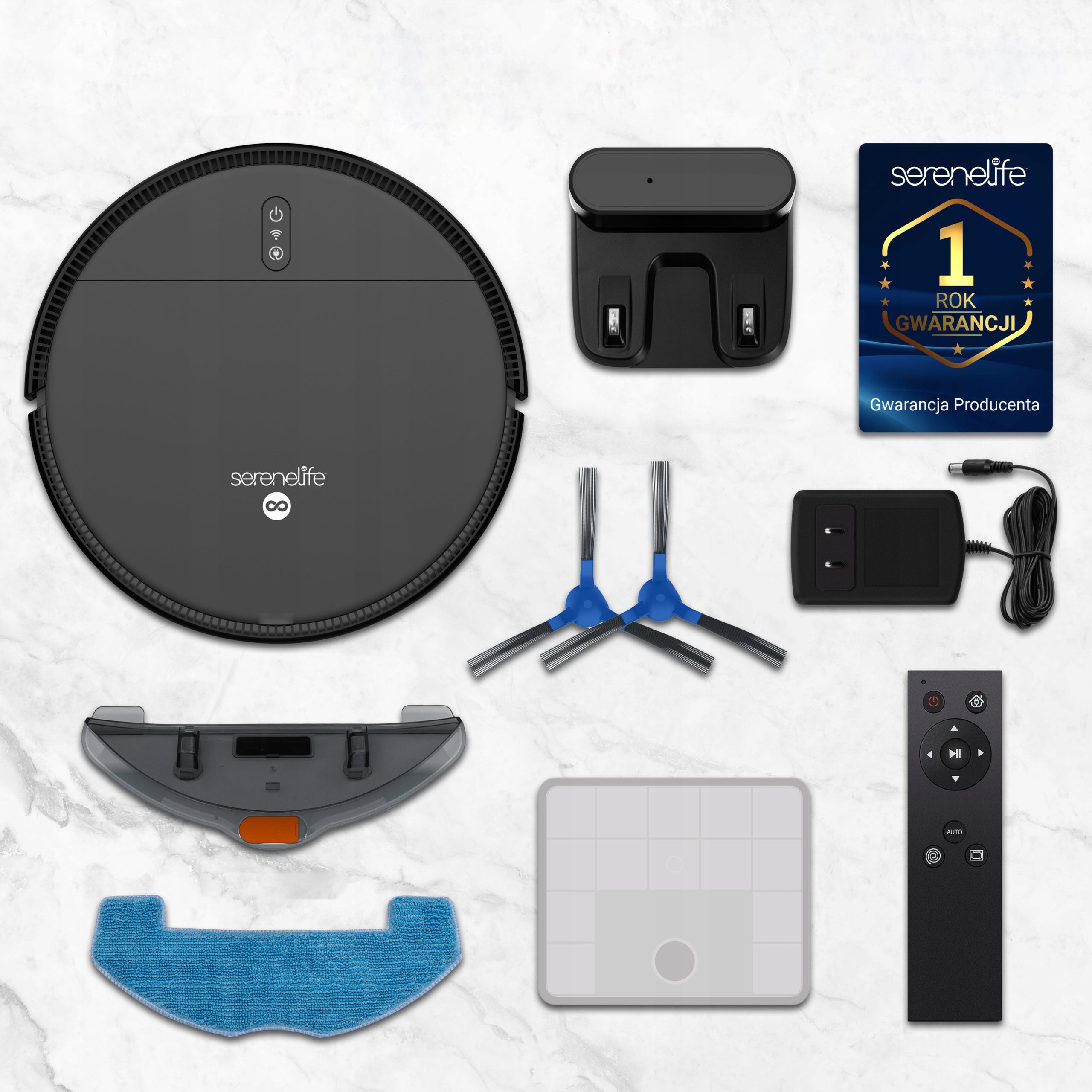 MOPPING ROBOT 3IN1 VACUUMING MOPPING SWEEPING 700PA Sensors anti-collision edge distances obstacles stairs dirt proximity