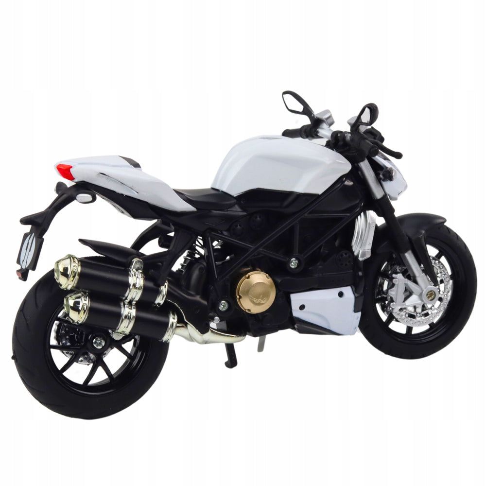 MOTORBIKE METAL SPORTS BATTERIES LIGHT MAKES A SOUND WHITE Color white