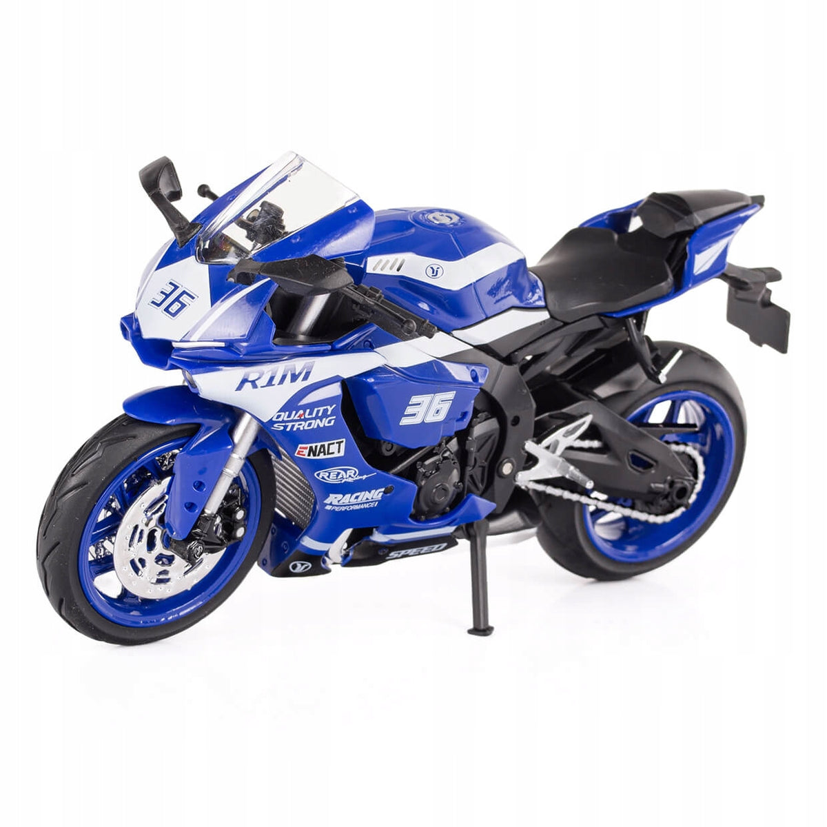 MOTORBIKE, SPORTS MOTORCYCLE, METAL TOY CHASER 1:12 SOUNDS Brand no brand