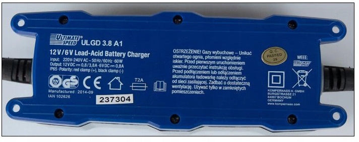 MOTORCYCLE CAR CHARGER RECTIFIER 6,12V Brand Ultimate Speed