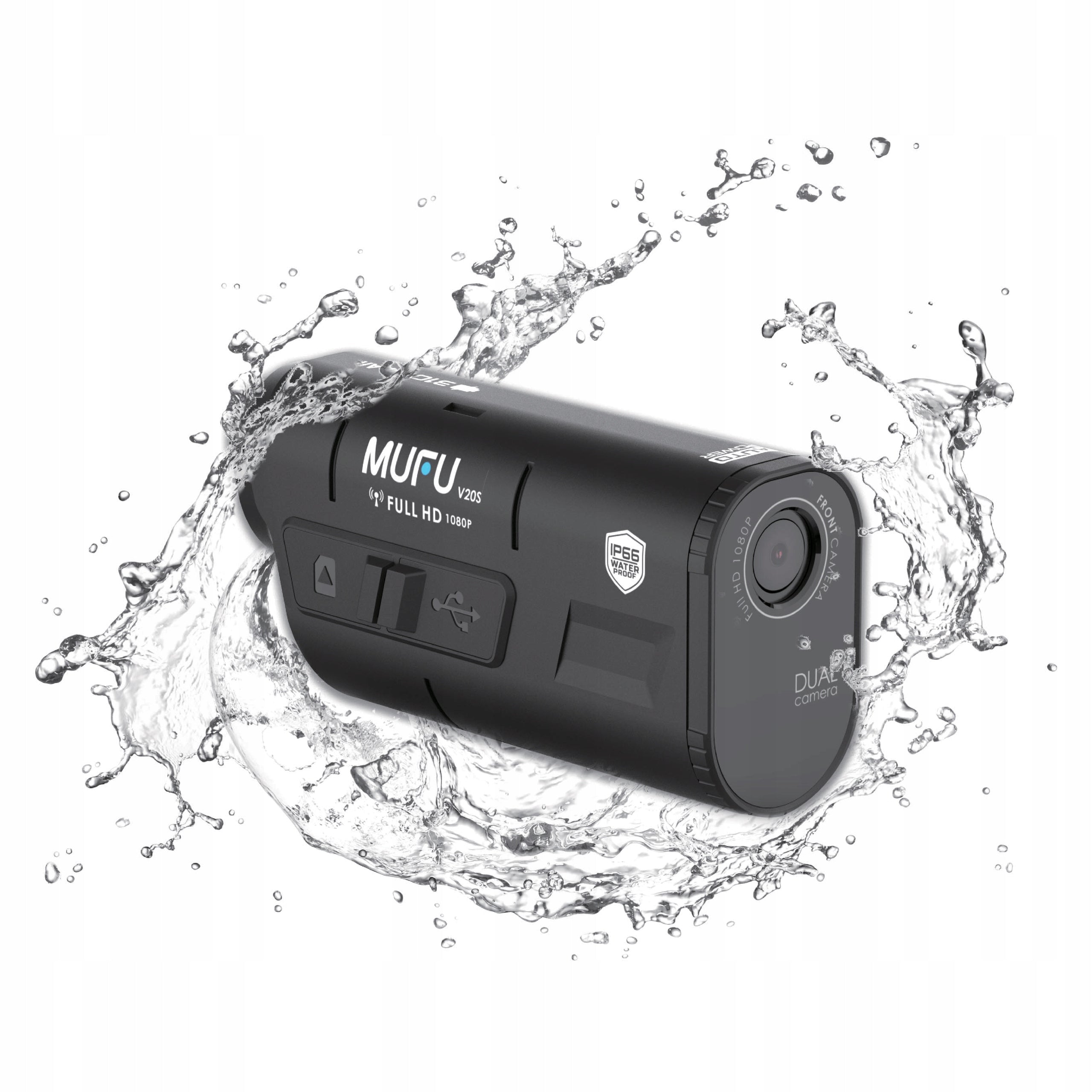 MOTORCYCLE VIDEO RECORDER MUFU MOTOCAM V20S FullHD 7h camera for motorcycle Packaging status original