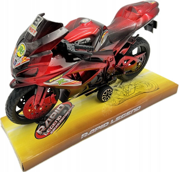 MOTORCYCLE WITH DRIVE LARGE RACER
