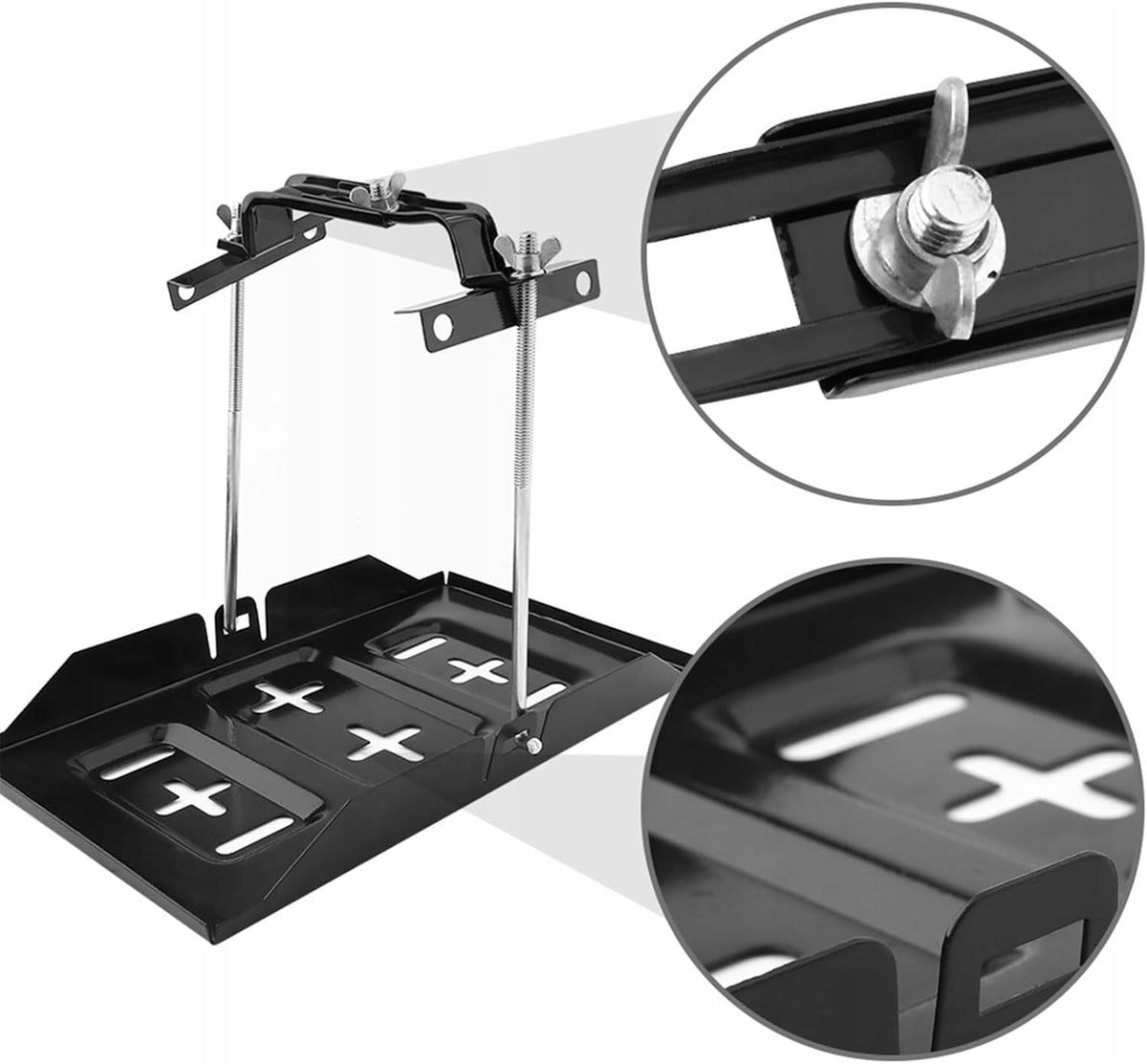 MOUNT HOLDER FOR BATTERY UNIVERSAL RESISTANT STEEL Brand no brand