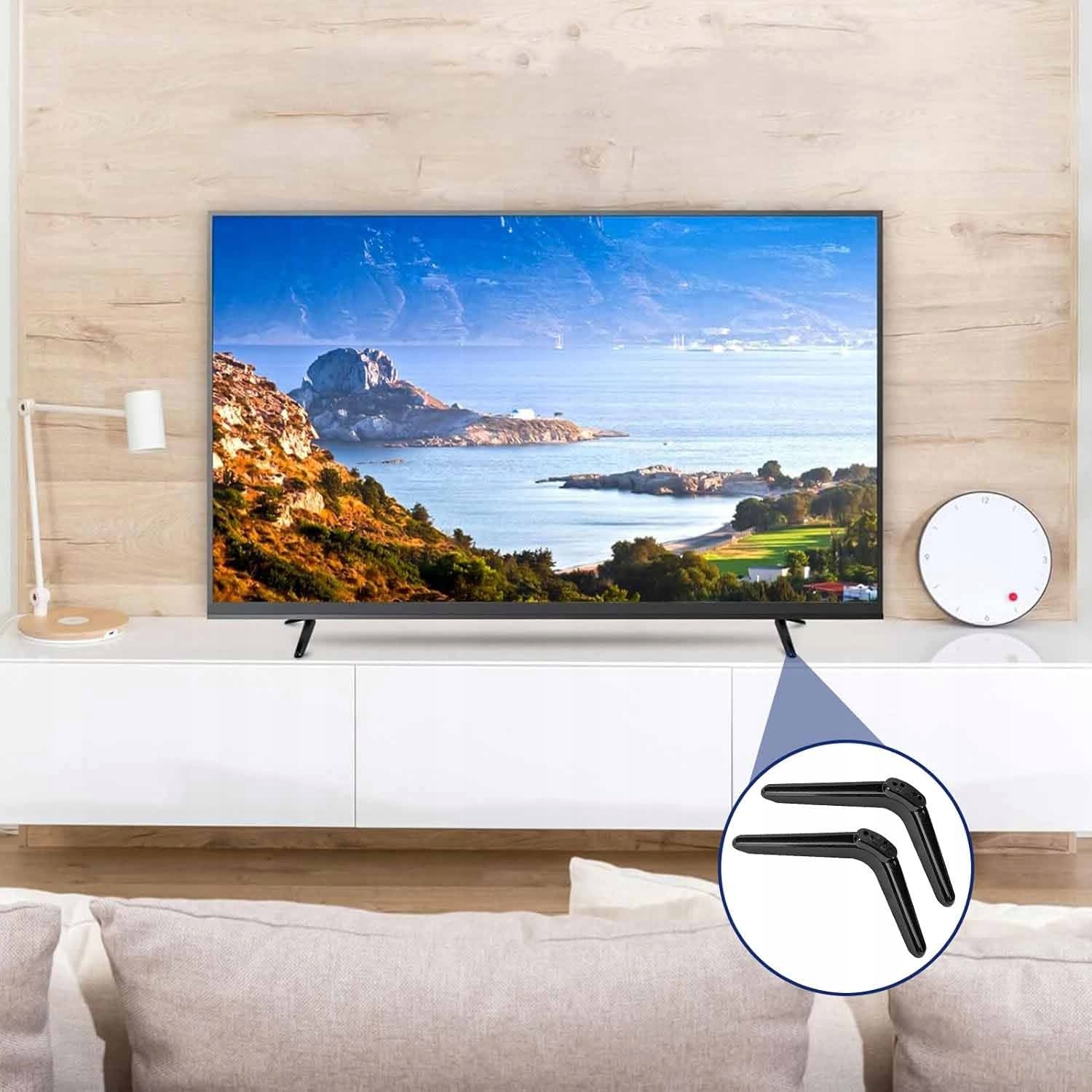 MOUNT TV STAND TV MONITOR LEGS STAND UNIVERSAL FOR TV TCL 32-55" Packaging status original