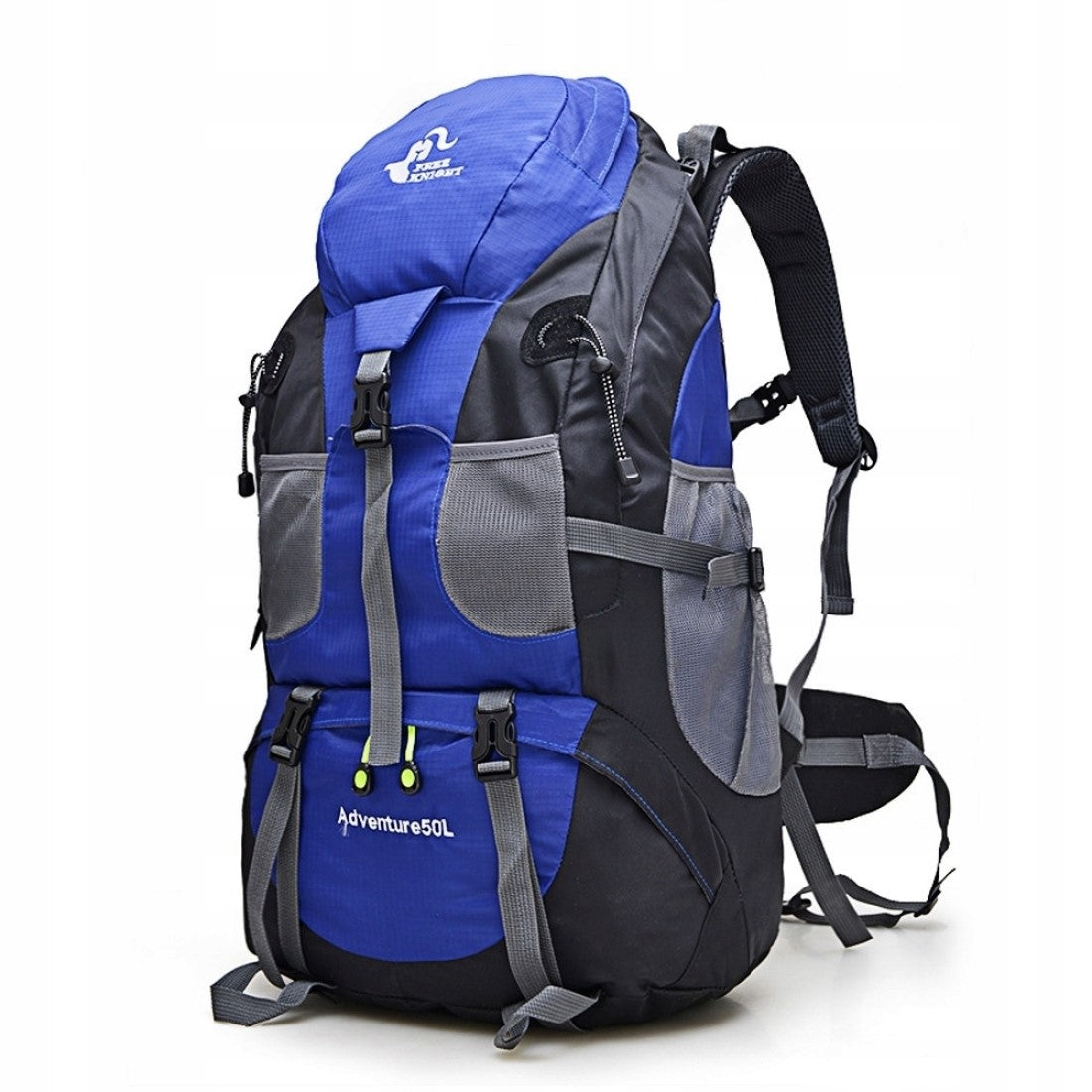 MOUNTAIN BACKPACK FREE KNIGHT BLACK WATERPROOF 50L SPORTS TREKKING BAG EAN (GTIN) 5903824259898