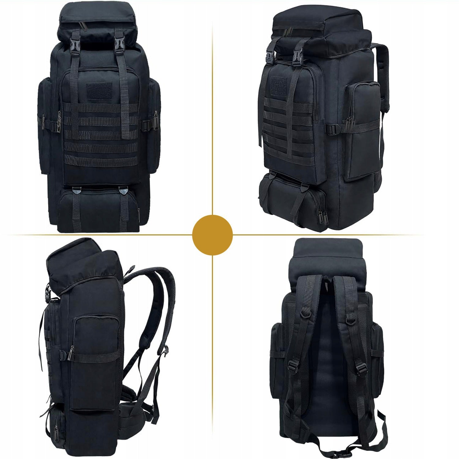 MOUNTAIN TREKKING BACKPACK IN THE MOUNTAINS MEN'S WOMEN'S STRONG DURABLE Packaging status original
