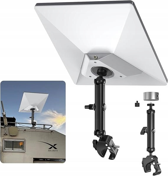 MOUNTING ASSEMBLY STARLINK MINI POST ADJUSTABLE HANDLE RV