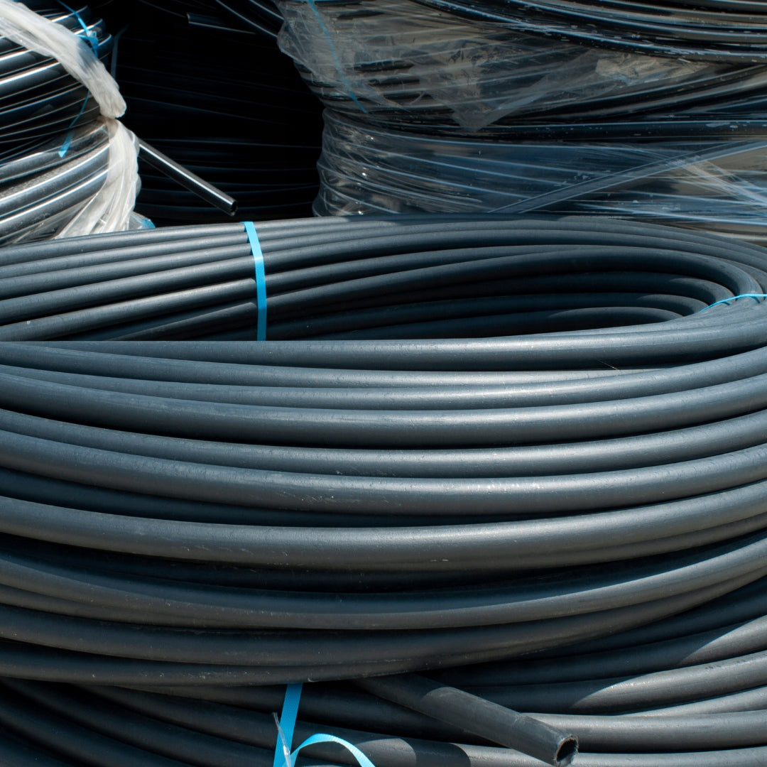 MOUNTING PIPE PE fi16 HOSE without holes CABLE 100m Irrigation System Manufacturer code Rura FI16 100m