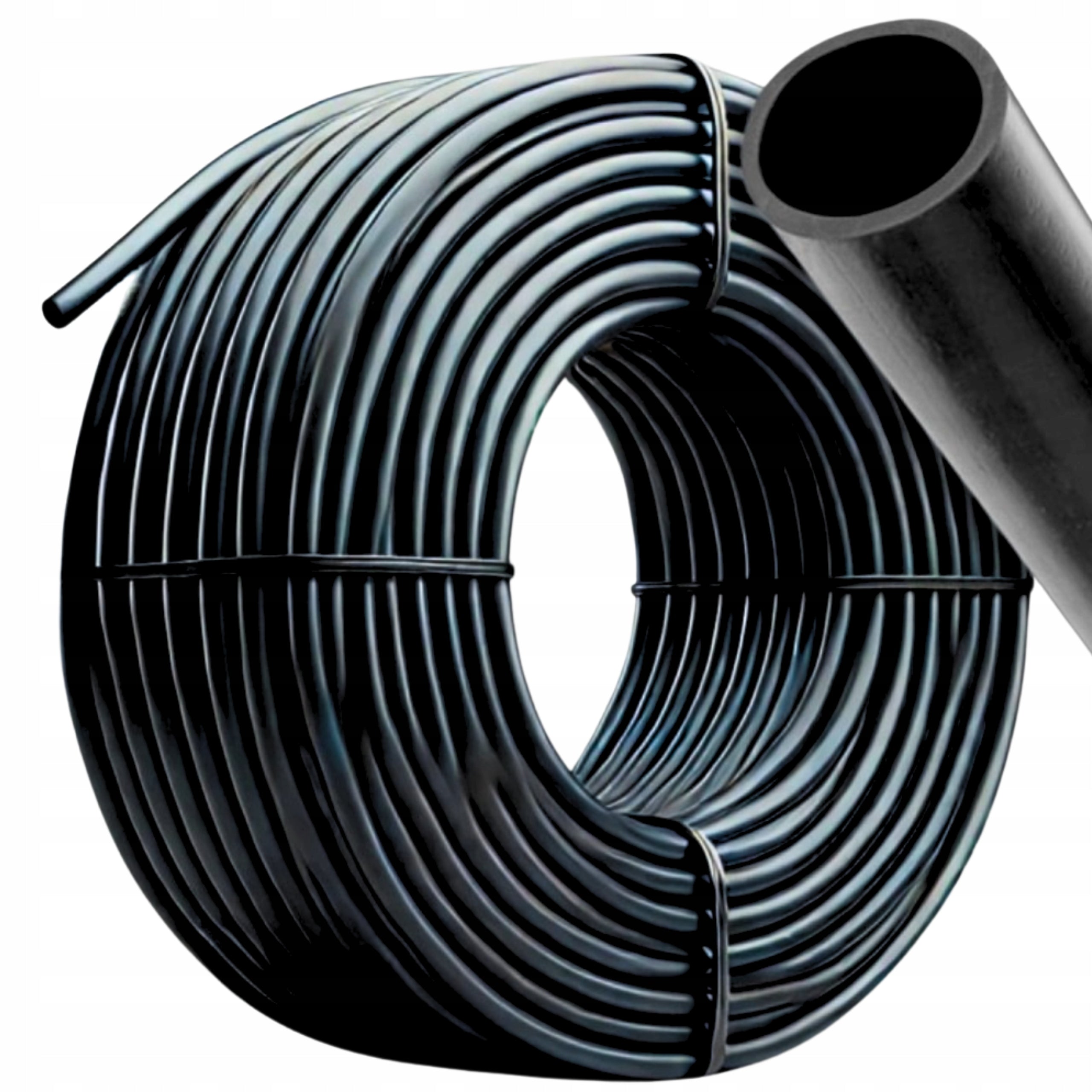 MOUNTING PIPE PE fi16 HOSE without holes CABLE 25m Irrigation System Packaging status original