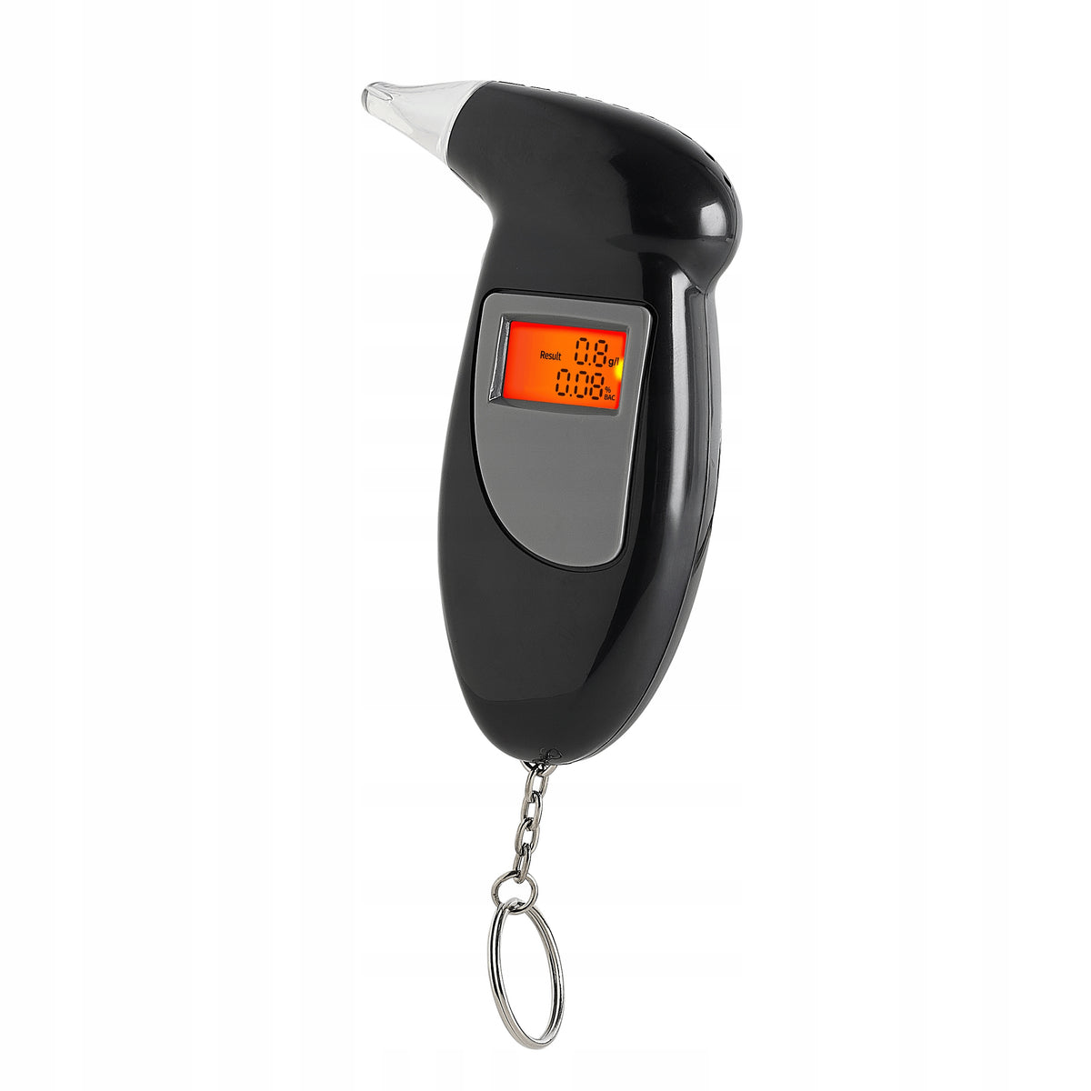 MOUTHPIECE BREATHALYZER with mouthpieces alkotest LCD keychain 5 tips small EAN (GTIN) 5905280652442