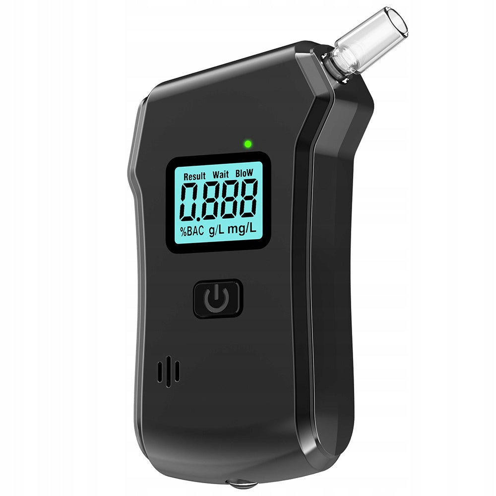 MOUTHPIECES Digital BREATHALYZER PROFESSIONAL ALCOHOL TESTER LED DISPLAY