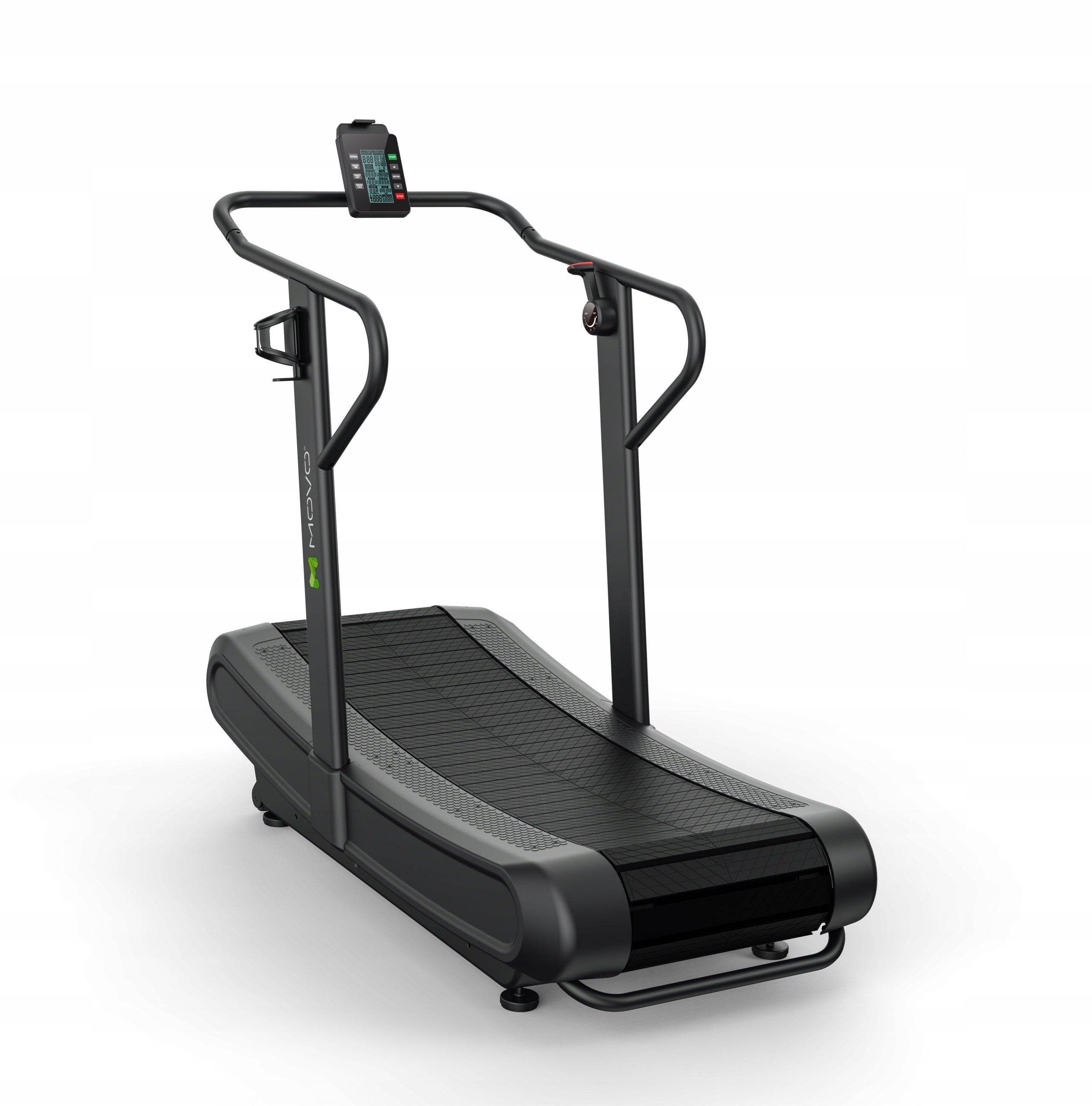 MOVO AIR RUN 200 HIIT Curved Mechanical Treadmill up to 150kg Brand MOVO