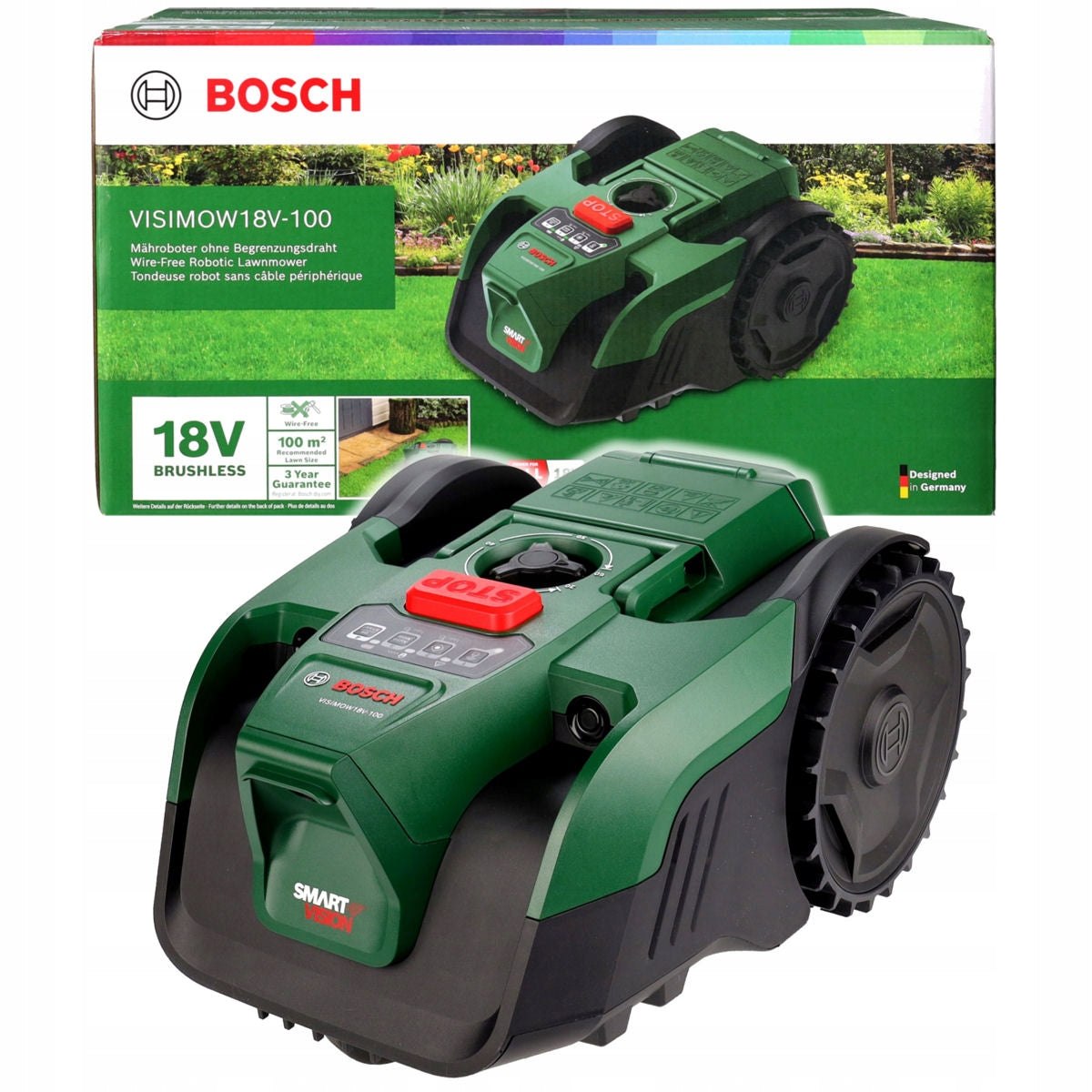MOWER AUTOMATIC ROBOTIC MOWER VISIMOW 18V-100 BOSCH BODY