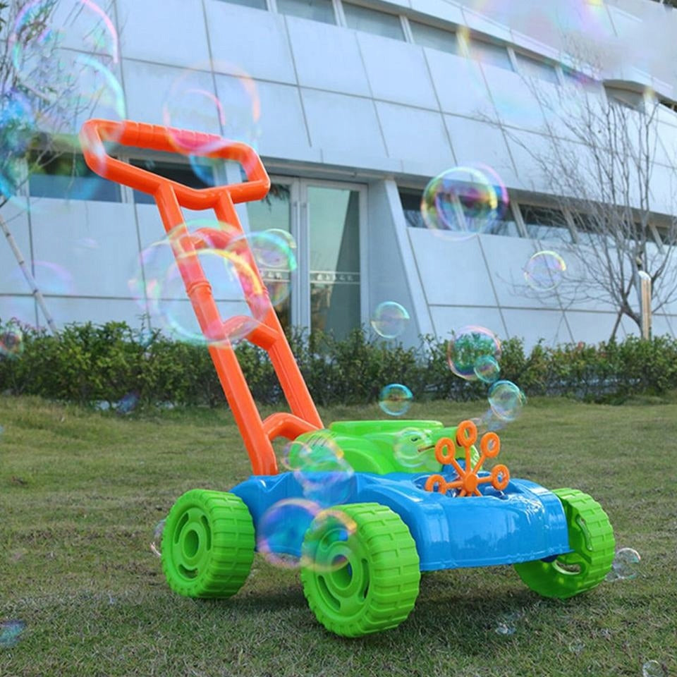 MOWER MACHINE FOR MAKING SOAP BUBBLES PUSHER LEARNING TO WALK SOUND Brand Woopie