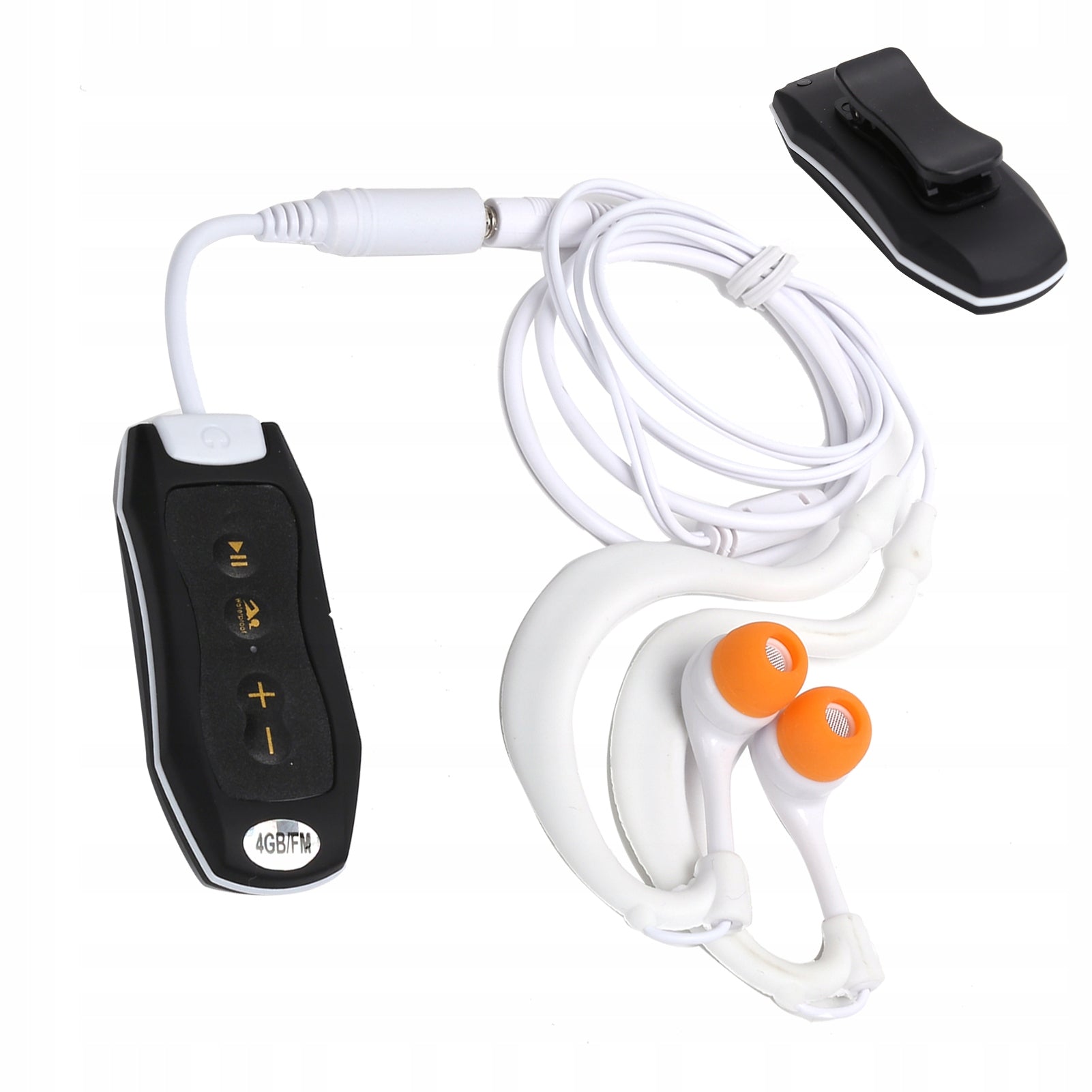 MP3 4GB BLUETOOTH PLAYER FM TRANSMISSION IPX8 WATERPROOF WITH HEADPHONES