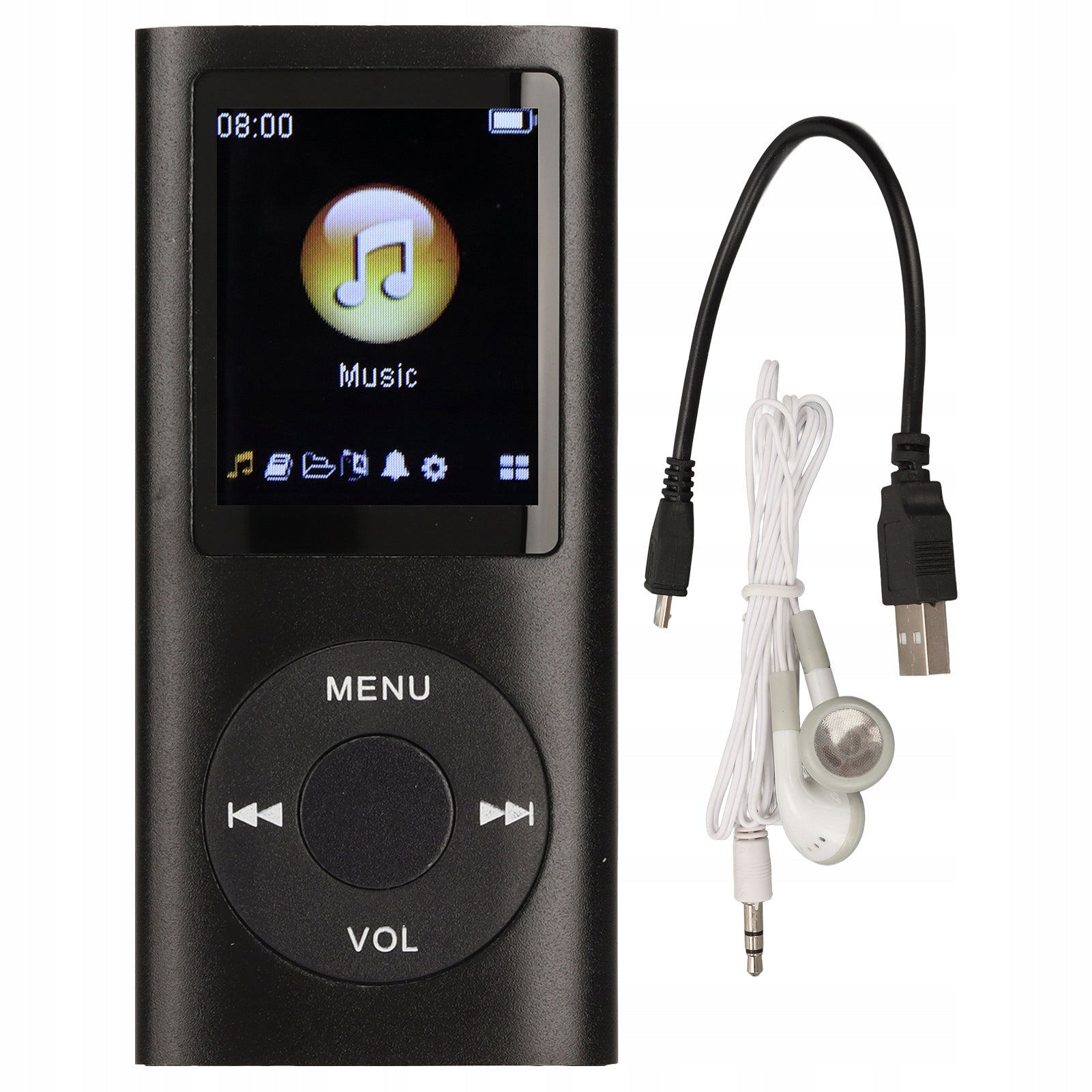 MP3 LCD PLAYER WITH BLUETOOTH FUNCTION 1.8" BLACK Brand no brand