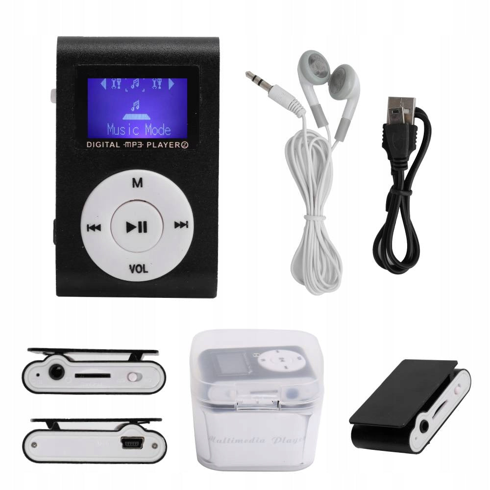 MP3 PLAYER MP3 PLAYER CLIP USB HEADPHONES