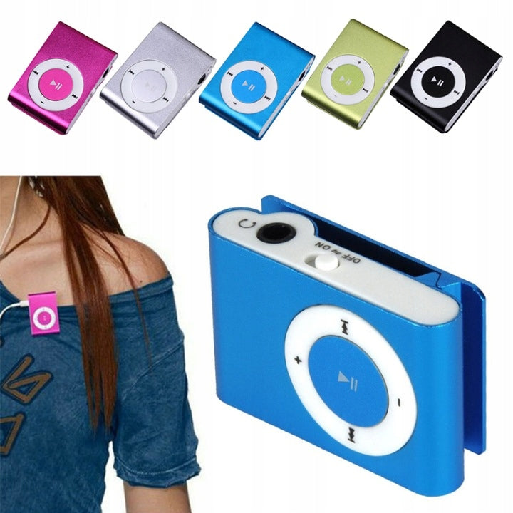 MP3 PORTABLE PLAYER WITH RETRO CLIP + HEADPHONES Manufacturer code QSUAJ5503
