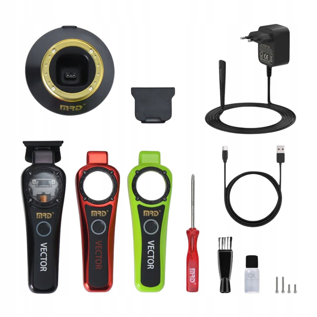 MRD PRO VECTOR GMT-999 Hair and Beard Trimmer, Wireless, Barber Packaging status original