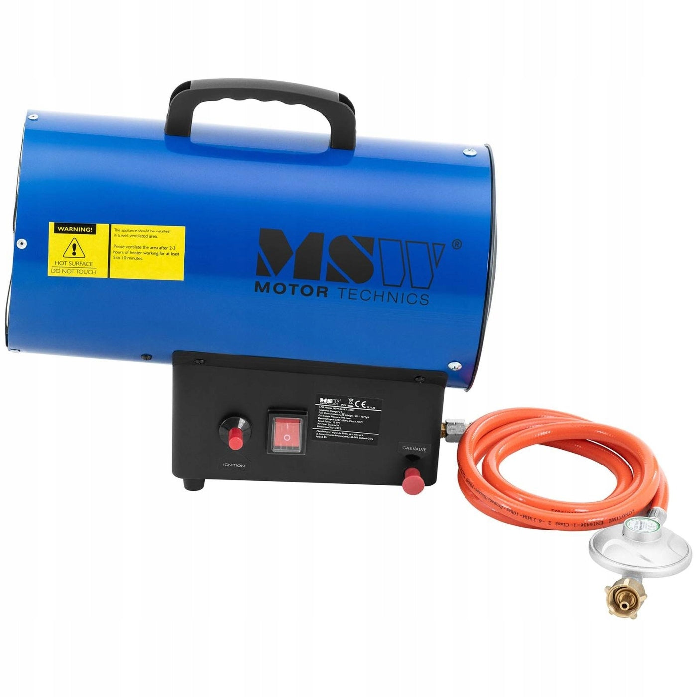 MSW 15 kW 215 m3/h Overheating protection Manufacturer code 10062164