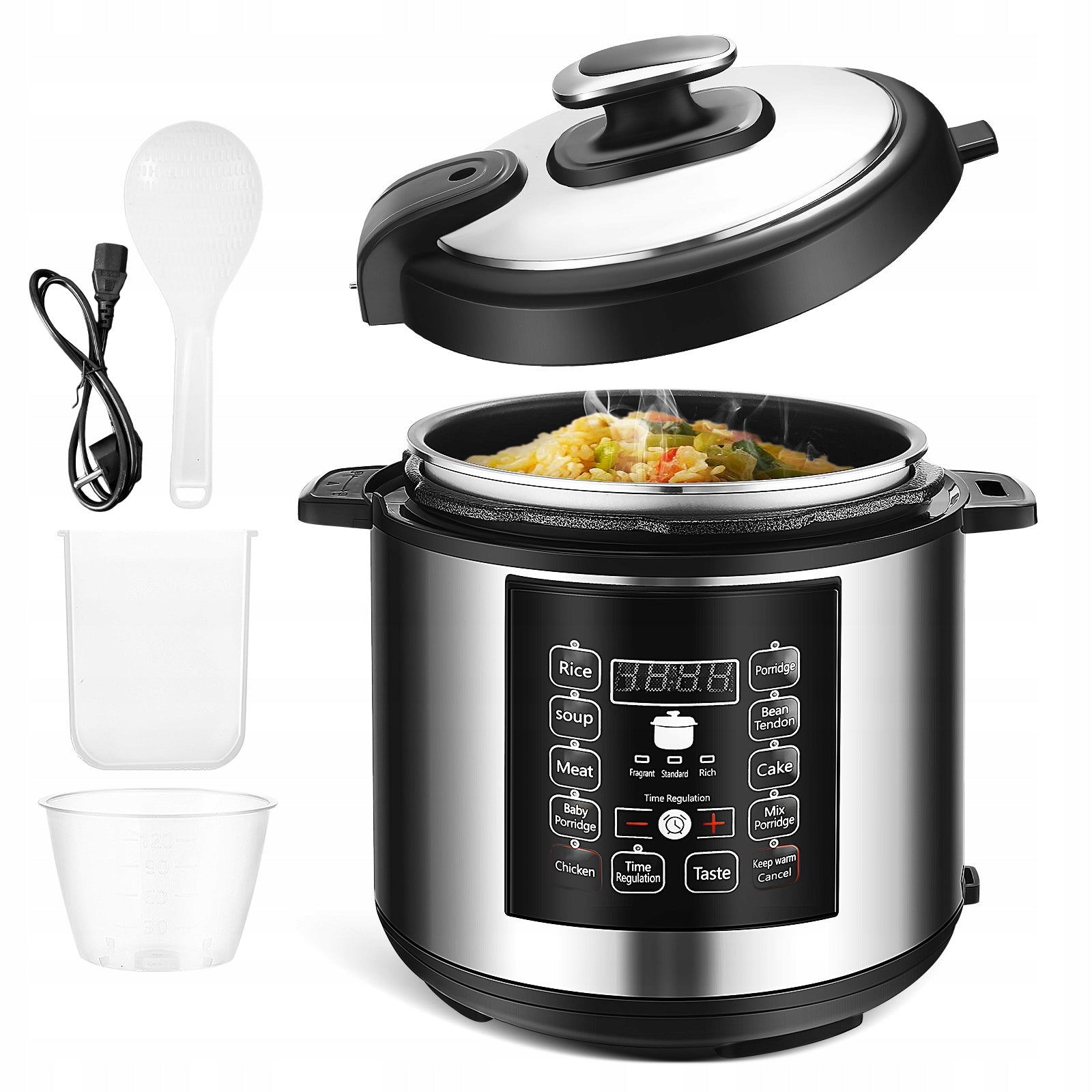 MULTICOOKER ELECTRIC PRESSURE COOKER 6L LARGE CAPACITY PRESSURE COOKER Manufacturer code 4896009083108