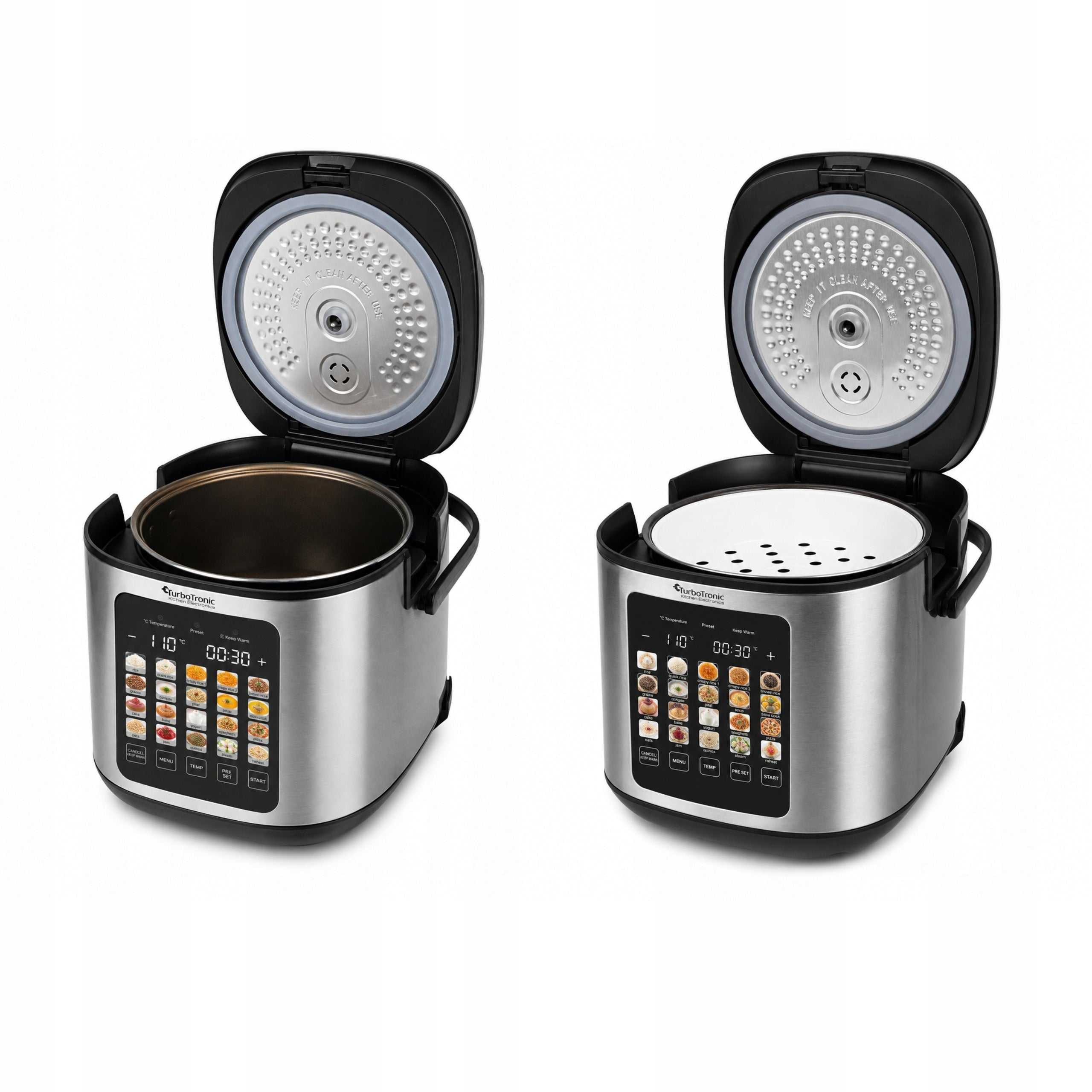 MULTICOOKER STEAMER POT ELECTRIC AIR FRYER 5L CERAMIC COATING Manufacturer code MULTICOOKER PAROWAR GARNEK ELEKTRYCZNY