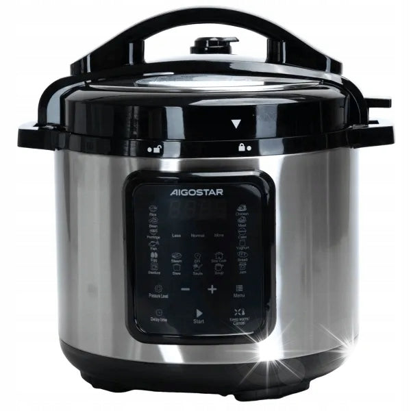 MULTICOOKER STEAMER PRESSURE COOKER COMBO 18 FUNCTIONS LCD 6L 1000W