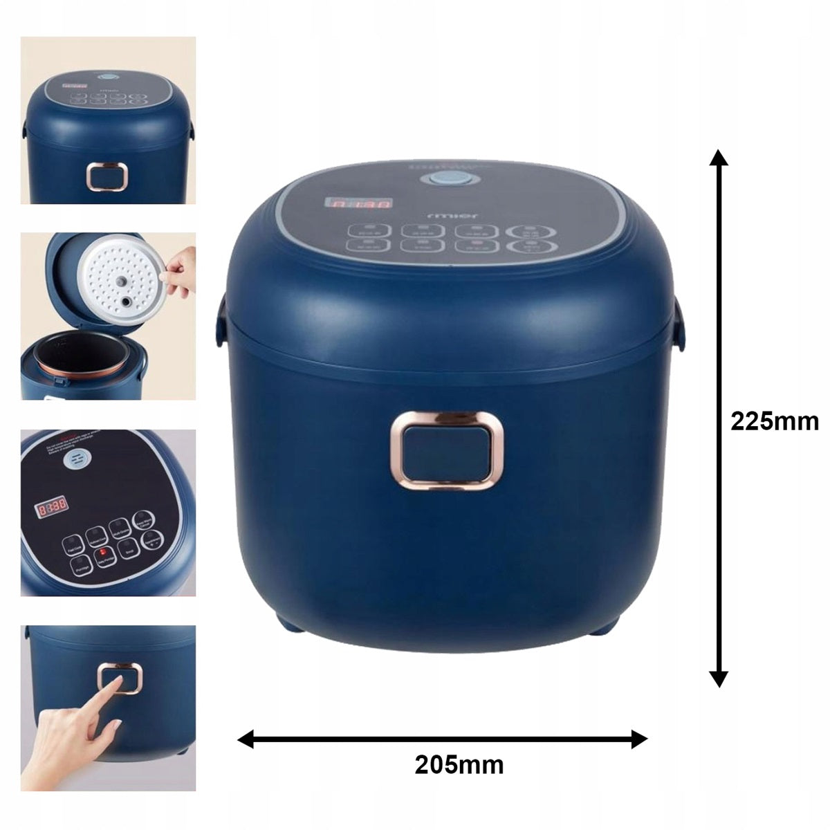 MULTICOOKER car 2L RICE COOKER tourist 12V 24V TIR bus LCD timer Packaging status original