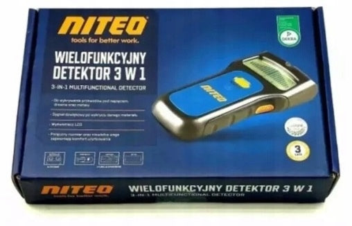 MULTIFUNCTIONAL 3IN1 DETECTOR NITEO TOOLS MT0342-23 LCD METER