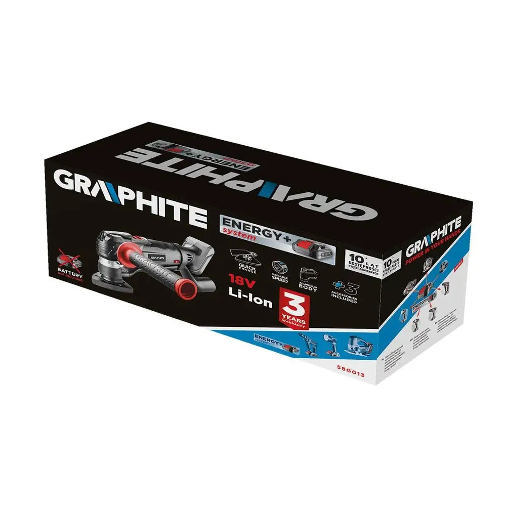 MULTIFUNCTIONAL BATTERY DEVICE ENERGY+ 18V WITHOUT AKUGRAPHITE 58G013 Series TOP-58G013