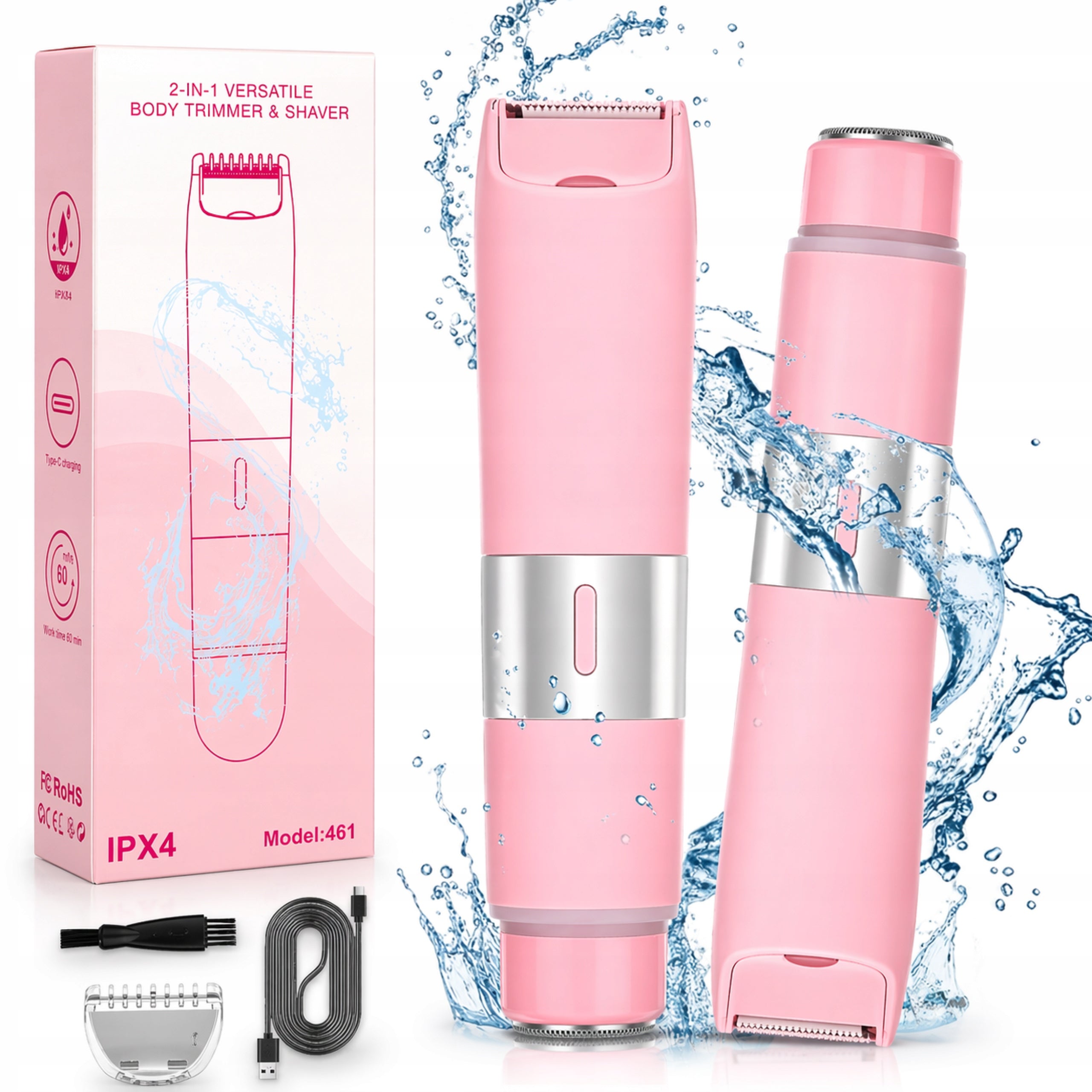 MULTIFUNCTIONAL CORDLESS HAIR TRIMMER BEARD SHAVING TRIMMER Packaging status original