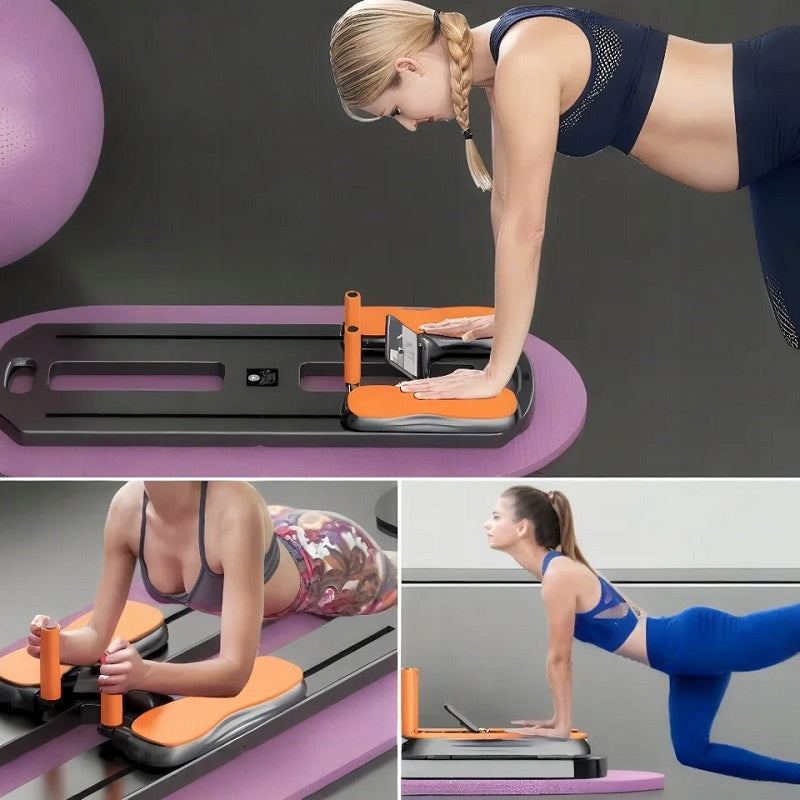 MULTIFUNCTIONAL EXERCISE BOARD WITH YOGA EXPANDERS PILATES Reformer Brand Artnico