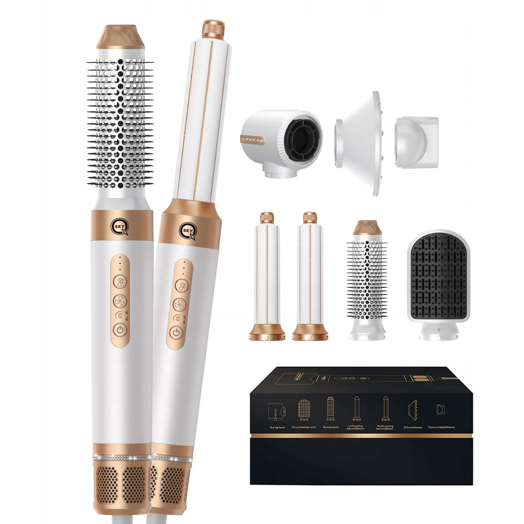 MULTIFUNCTIONAL HAIR STYLING DRYER 7IN1 IONIZATION REGULATION 1400W
