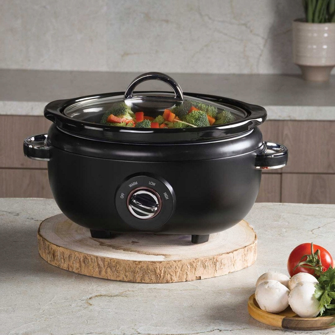 MULTIFUNCTIONAL POT FOR COOKING RICE SLOW COOKER 3,5L BLACK ROSE BH-9669 Brand Berlinger Haus