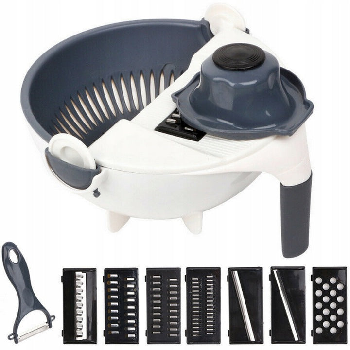MULTIFUNCTIONAL ROTARY BOWL SHREDDER GRATER