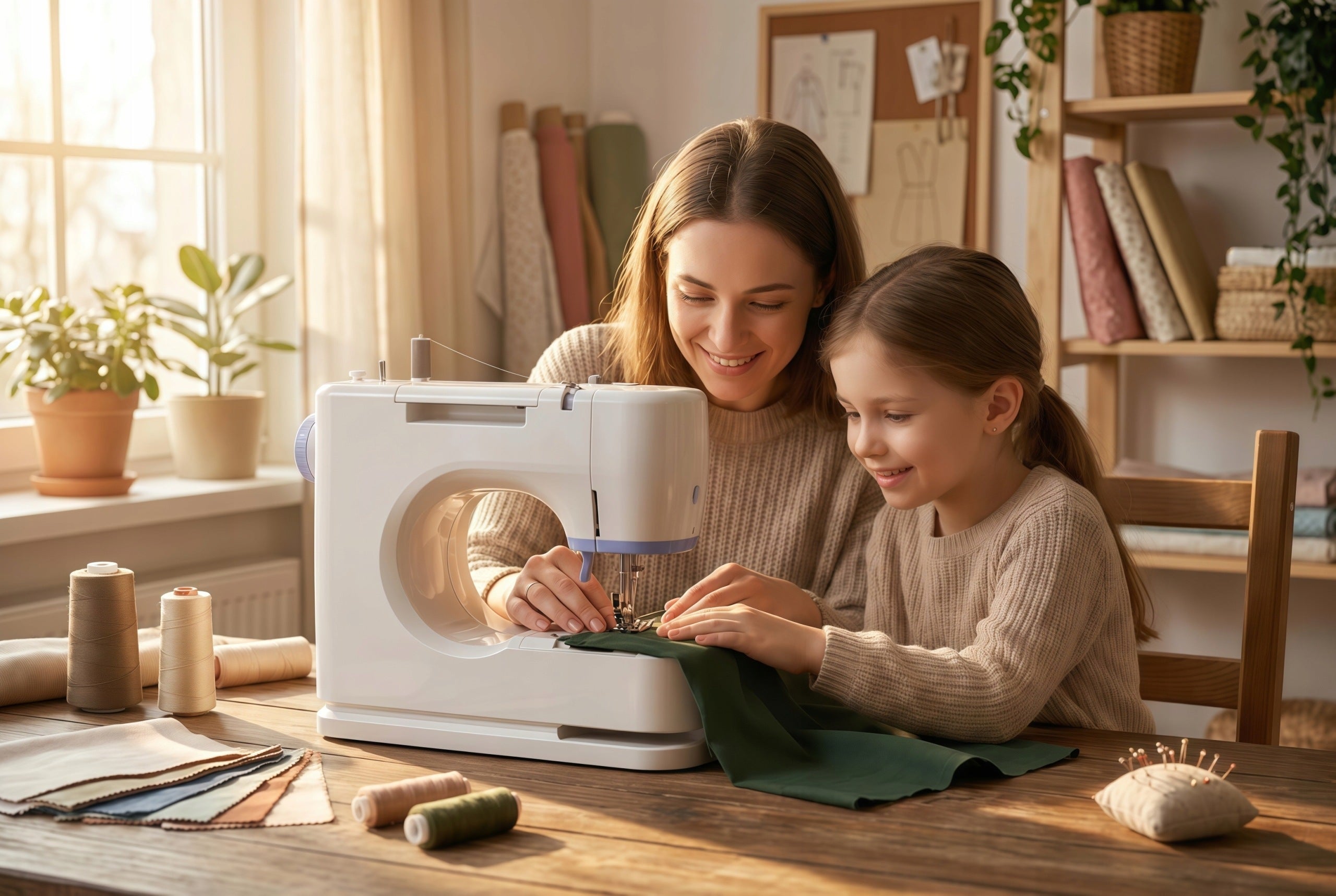 MULTIFUNCTIONAL SEWING MACHINE WITH 12 STITCH PATTERNS, 2 SPEEDS, AND FOOT PEDAL Manufacturer code ZAOWANAN-2691-FRJ