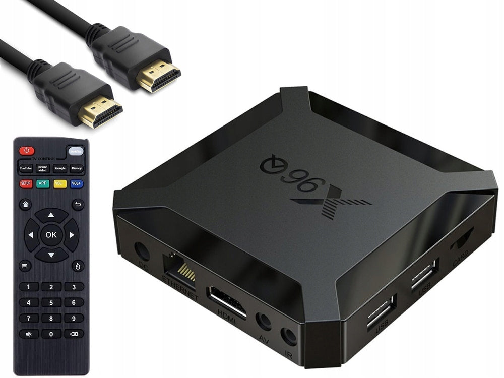 MULTIMEDIA PLAYER SMART TV ADAPTER X96Q ANDROID BOX HDMI USB 8 GB Packaging status original