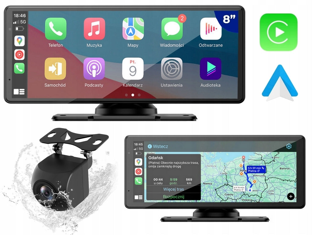 MULTIMEDIA TABLET CARPLAY Android NEXADIO CP250 radio reversing camera NAV